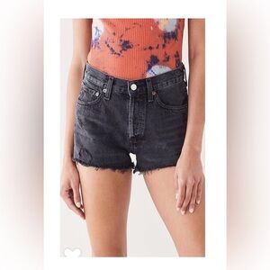 𝅺AGOLDE Parker Vintage Distressed Denim Jean Shorts